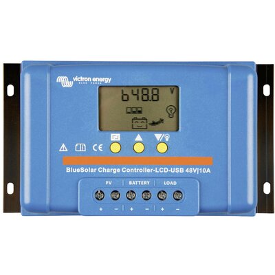 Victron Energy Blue-Solar PWM-LCD&USB Napelem töltésszabályozó PWM 12 V, 24 V, 48 V 10 A