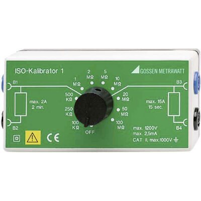 Gossen Metrawatt ISO-Kalibrator 1 Mérőellenállás (H x Sz x Ma) 53 x 122 x 60 mm 1 db