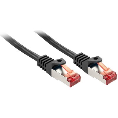 LINDY 47373 RJ45 Hálózati kábel, patchkábel CAT 6 S/FTP 1.50 m Fekete 1 db