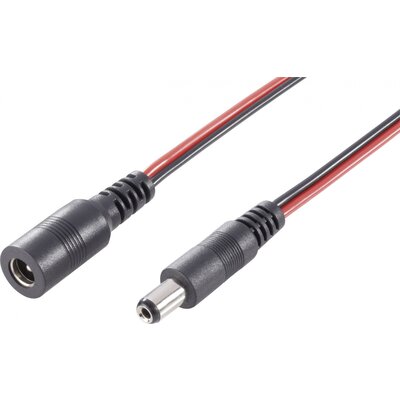 BKL Electronic DC táp hosszabbító kábel, 5,5x2,5 mm, 3m