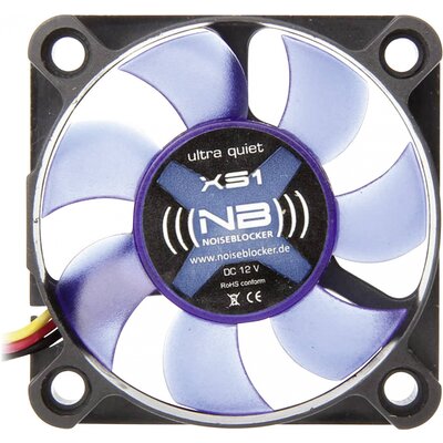 Számítógépház ventilátor 50 x 50 x 10 mm, NoiseBlocker BlackSilent XS1