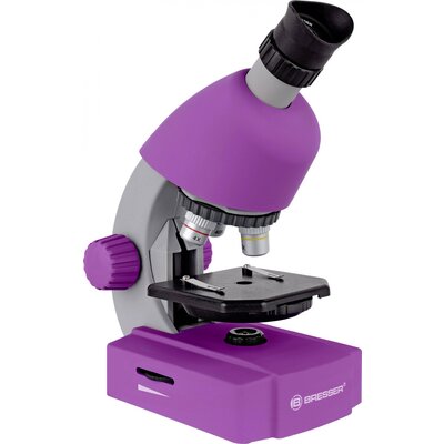 Bresser Optik violet Gyermekmikroszkóp Monokulár 640 x Átvilágítás