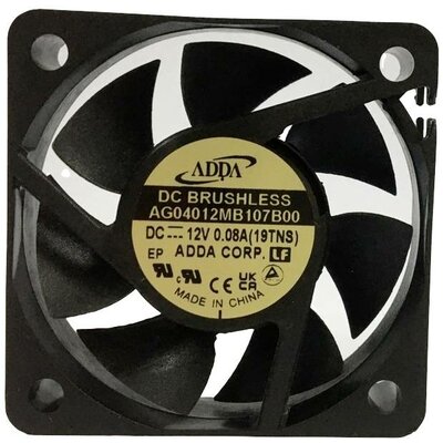 ADDA AG04012MB107B00(19TNS) Axiális ventilátor 12 V/DC (H x Sz x Ma) 40 x 40 x 10 mm