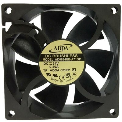 ADDA AD0824UB-A71GP Axiális ventilátor 24 V/DC (H x Sz x Ma) 80 x 80 x 25 mm