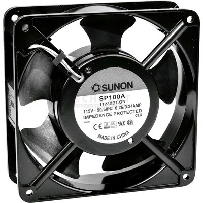 Sunon DP200A2123XBT Axiális ventilátor 230 V/AC 164.76 m³/óra (H x Sz x Ma) 120 x 120 x 38 mm