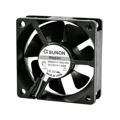 Sunon MF60202V11000UA99 Axiális ventilátor 24 V/DC 39.06 m³/óra (H x Sz x Ma) 60 x 60 x 20 mm