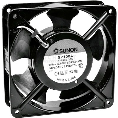 Sunon DP203A2123LST Axiális ventilátor 230 V/AC 118.9 m³/óra (H x Sz x Ma) 120 x 120 x 38 mm