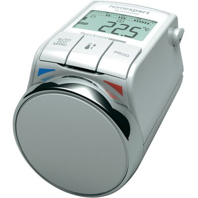 Homexpert by Honeywell HR25-Energy Programozható elektromos fűtőtest termosztátfej radiátorra, fehér/króm