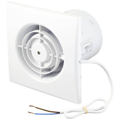 Fali- és mennyezeti ventilátor 230 V/AC 130 m³/óra Ø 100 mm, Sygonix SY-5233254