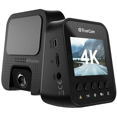 TrueCam H25 Autós kamera GPS-szel Látószög, vízszintes (max.)=50 ° adatjelzés a videón, G érzékelő, WDR, hurok felvétel, automatikus indítás, GPS