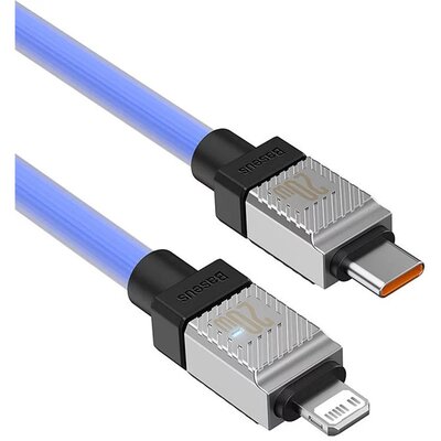 C típusú BASEUS kábel Apple Lightning 8 tűs CoolPlay gyorstöltő 20W 2m kék CAKW000103