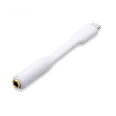 Renkforce Apple iPad/iPhone/iPod Átalakító kábel [1x Apple Dock dugó Lightning - 1x 3,5 mm-es aranyozott érintkezős alj] 0.84 m Fehér