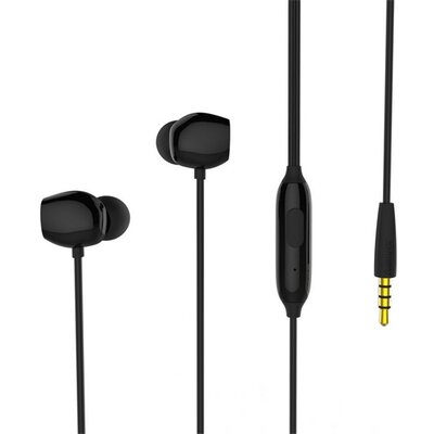 REMAX RM-550 B REMAX RM-550 fülhallgató SZTEREO (3.5mm jack, mikrofon, felvevő gomb) FEKETE