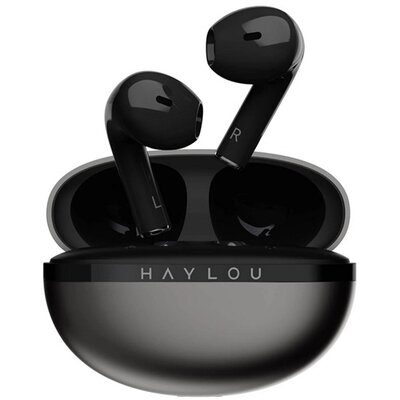 HAYLOU X1_2023_BLK HAYLOU X1 2023 bluetooth fülhallgató SZTEREO (v5.3, TWS, mikrofon, zajszűrő, IPX4 vízálló + töltőtok) FEKETE