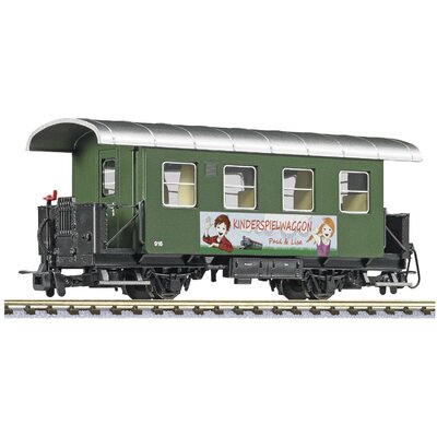 Liliput L344386 H0e 2 tengelyes. 916-os személykocsi, a Waldvierteli vasút „Gyermekjátékautója"
