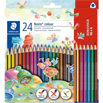 Staedtler Színes ceruza Noris háromélű 187 C18P1 Különböző színek (színválasztás nem lehetséges) 1 db