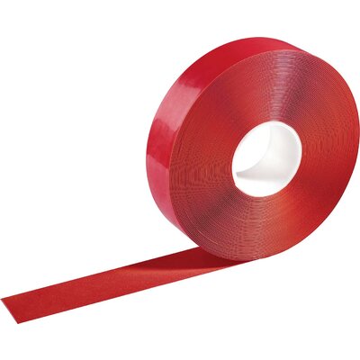 Durable 102103 Padlójelölő szalag DURALINE 0,5 mm Piros 1 db (H x Sz) 30 m x 50 mm