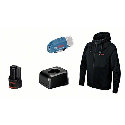 Bosch Professional 06188000GD Fűthető pulóver Ruhaméret: L Fekete
