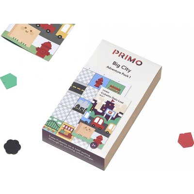 Primo Toys PRIMO010A-DE MINT Robotics Bővítő készlet Cubetto MINT Coding Nagyvárosi dzsungel’ kaland csomag