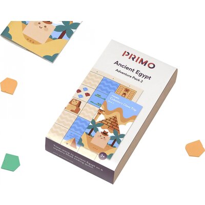 Primo Toys PRIMO007A-DE MINT Robotics Bővítő készlet Cubetto MINT Coding Ókori Egyiptom’ kaland csomag