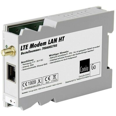 ConiuGo 700600270S LTE modem 9 V/DC, 12 V/DC, 24 V/DC, 35 V/DC Funkció (GSM): Riasztás
