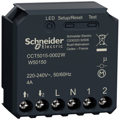 Schneider Electric Wiser CCT5015-0002W Redőny-/árnyékoló működtető 1 csatornás
