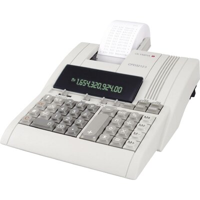 Olympia CPD 3212S Nyomtató asztali számológép Hálózatról üzemeltetett Bézs Kijelző (számjegy): 12