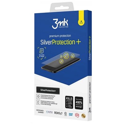 3MK SILVER PROTECTION+ képernyővédő fólia (antibakteriális, öngyógyító, NEM íves, 0.21mm) ÁTLÁTSZÓ [Samsung Galaxy S21 Ultra (SM-G998) 5G]