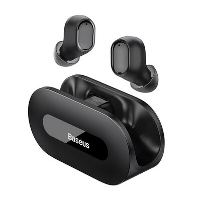 BASEUS A00054300116-Z1 BASEUS BOWIE EZ10 bluetooth fülhallgató SZTEREO (v5.3, TWS, mikrofon, zajszűrő + töltőtok) FEKETE