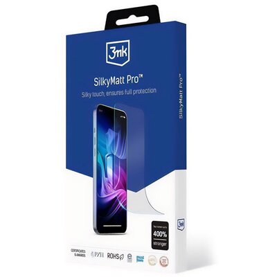 3MK SILKYMATT PRO képernyővédő fólia (matt, öngyógyító, tükröződésmentes, tokbarát + applikáló folyadék) ÁTLÁTSZÓ [Samsung Galaxy A34 5G (SM-A346)]
