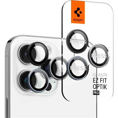 SPIGEN AGL06159 SPIGEN OPTIK PRO kameravédő üveg 2db (lekerekített szél, karcálló, 9H, csak lencse) ÁTLÁTSZÓ [Apple iPhone 14 Pro, Apple iPhone 14 Pro Max]