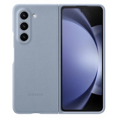 SAMSUNG EF-VF946PLEGWW SAMSUNG műanyag telefonvédő (ECO bőr hatású hátlap) KÉK [Samsung Galaxy Z Fold5 5G (SM-F946)]