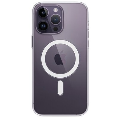 APPLE MPU73ZM/A APPLE műanyag telefonvédő (Magsafe rögzítésű, mágneses) ÁTLÁTSZÓ [Apple iPhone 14 Pro Max]