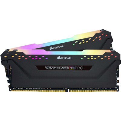 Corsair Vengeance RGB PRO Számítógép munkamemória készlet DDR4 16 GB 2 x 8 GB 3200 MHz 288pin DIMM CL16 18-18-36 CMW16GX4M2C3200C16