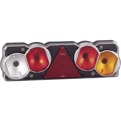 SecoRüt Utánfutó hátsó lámpa Irányjelző, Féklámpa, Tolatólámpa, Tolató fényszóró, Fényszóró hátul, jobbra 12 V, 24 V