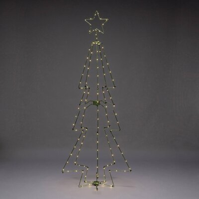 Konstsmide LED-es fa Karácsonyfa EEK: G (A - G) Sötétzöld