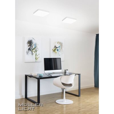 Müller-Licht Milex 20500085 LED-es fürdőszobai mennyezeti lámpa mozgásérzékelővel 24 W Melegfehér Fehér