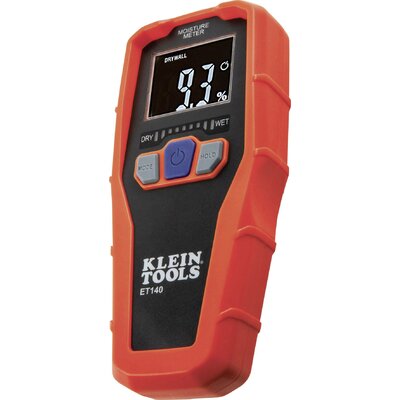 Klein Tools ET140 Anyagnedvesség mérő Mérési tartomány (épület nedvességtartalom) - 100 % vol Mérési tartomány (fa nedvességtartalom) - 55 % vol Keményfához