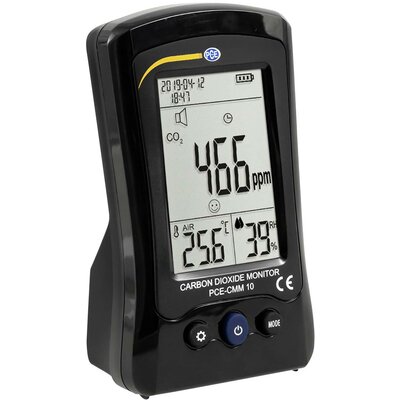 Széndioxid mérő, hő- és páratartalom mérő, PCE Instruments PCE-CMM 10