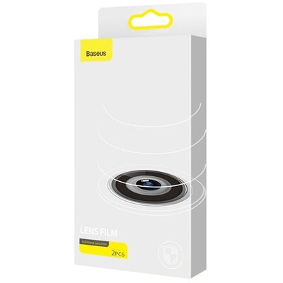 BASEUS SGQK000802 BASEUS kameravédő üveg 2db (2.5D lekerekített szél, karcálló, 0.3 mm) ÁTLÁTSZÓ [Apple iPhone 14 Pro, Apple iPhone 14 Pro Max]