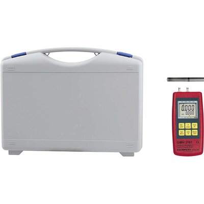 Greisinger GMH3161-13-WPD5 Nyomásmérő Kalibrált (ISO) Légnyomás, Nem agresszív gázok, Korrozív gázok -0.1 - 2 bar