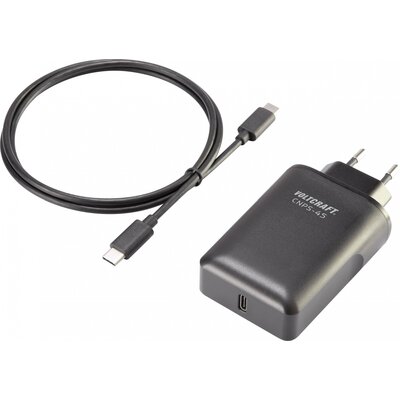VOLTCRAFT USB-s töltőkészülék Alkalmas: Raspberry Pi Kimeneti áram (max.) 3 A 1 x USB, USB-C® alj USB Power Delivery (USB-PD)