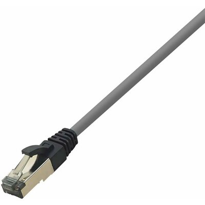 LogiLink CQ8052S RJ45 Hálózati kábel, patchkábel CAT 8.1 S/FTP 2.00 m Világosszürke Halogénmentes 1 db
