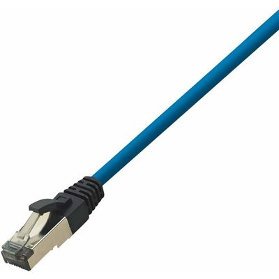 LogiLink CQ8056S RJ45 Hálózati kábel, patchkábel CAT 8.1 S/FTP 2.00 m Kék Halogénmentes 1 db