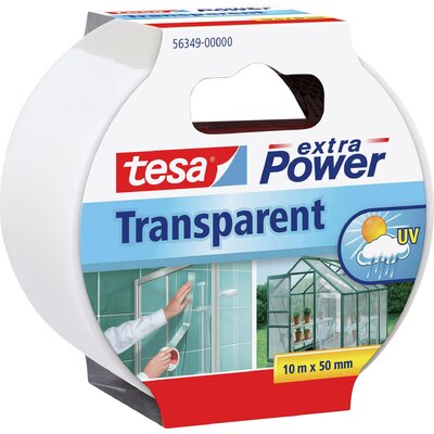 tesa Tesa 56349-00000-04 Repair tape tesa® extra Power Átlátszó (H x Sz) 10 m x 50 mm 1 db