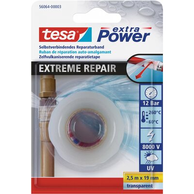 tesa EXTREME REPAIR 56064-00003-00 Repair tape tesa® extra Power Átlátszó (H x Sz) 2.5 m x 19 mm 1 db