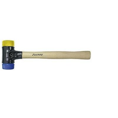 Gumikalapács, kímélő kalapács 290 g, sárga/kék Wiha