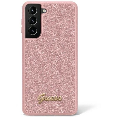 Eredeti tok GUESS GUHCS23MHGGSHP for SAMSUNG S23 Plus (Fixed Glitter / pink)