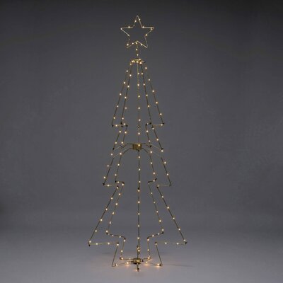 Konstsmide LED-es fa Karácsonyfa EEK: G (A - G) Sárgaréz