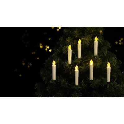 Vezeték nélküli beltéri karácsonyfa világítás, 20 LED, elemes, Sygonix SY-4531628